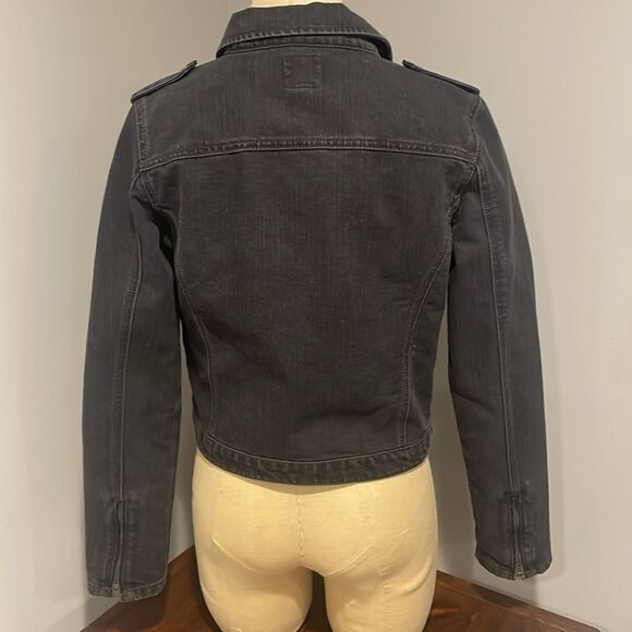 Gap Black Jean Jacket Size S - Picture 8 of 14